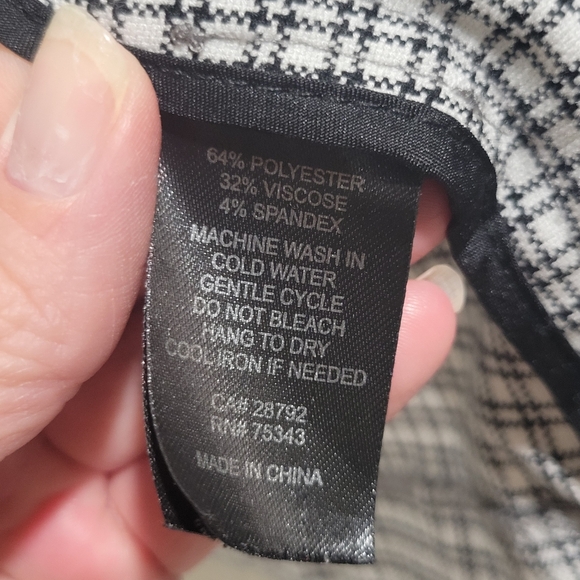 Rachel Zoe Retro Mid-Length Plaid Open Front Blazer Size Med Ruched Sleeve 80's - Picture 10 of 10